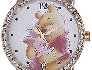 Montre-bracelet à quartz analogique CZ pour adulte
