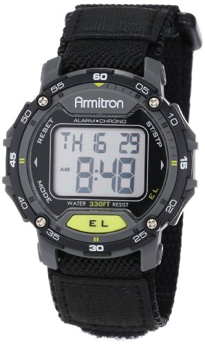 Armitron Sport Unisexe 40/8291BLK Montre chronographe numérique