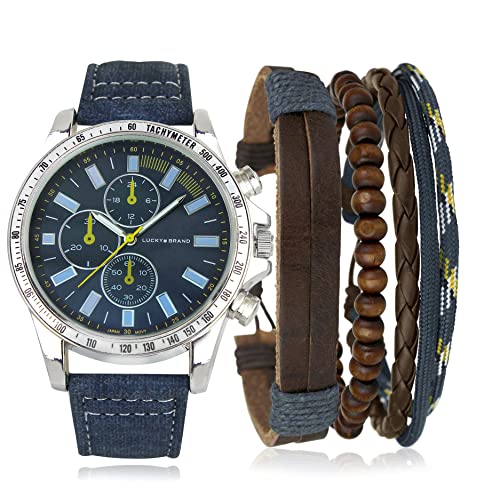 Lucky Brand Montre pour Homme Bracelet en Lucky Brand Montre pour Homme Bracelet en