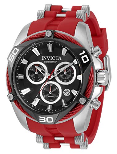 Invicta Bolt Chronographe Quartz Cadran Noir Montre Invicta Bolt Chronographe Quartz Cadran Noir Montre