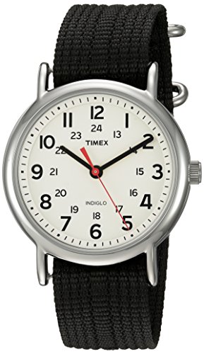 Timex TWC027600 Weekender Unisexe 38 mm Crème/Noir Timex TWC027600 Weekender Unisexe 38 mm Crème/Noir